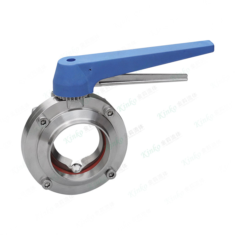 Manual welding butterfly valve