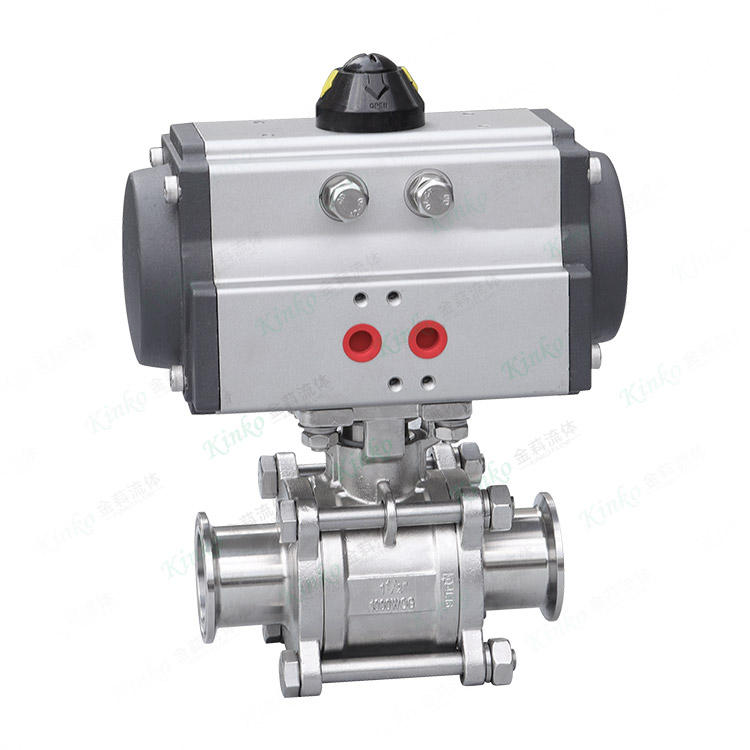 Pneumatic quick-loading ball valve