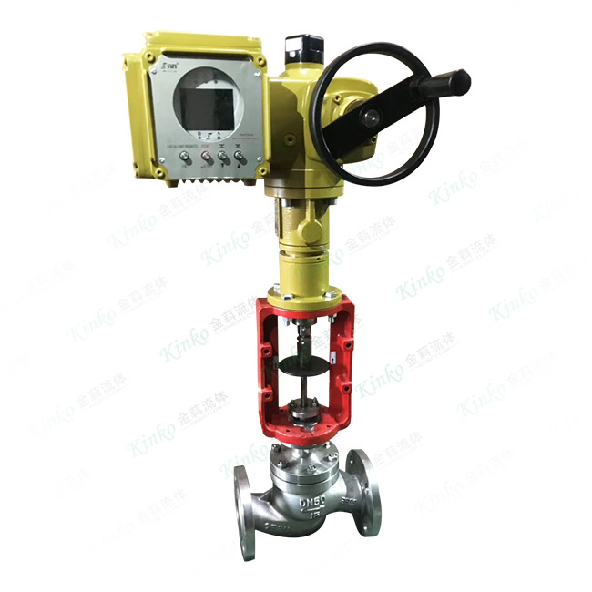 Electric with manual regulating valve