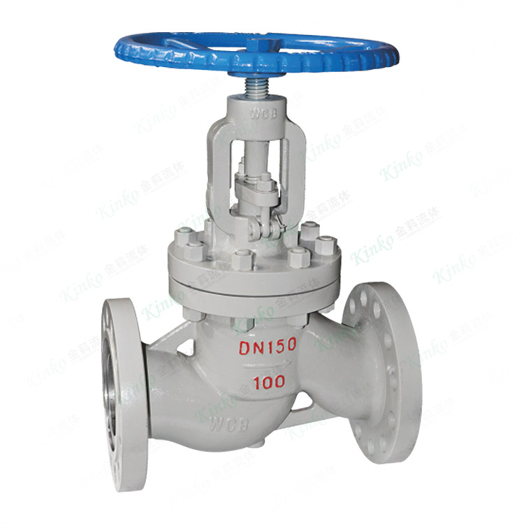 Cast steel shut-off valve