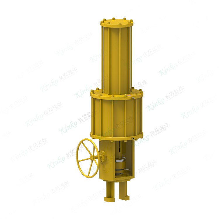 Linear stroke series pneumatic actuators