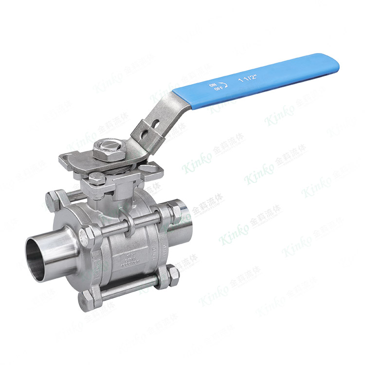 High platform all-inclusive welding ball valve