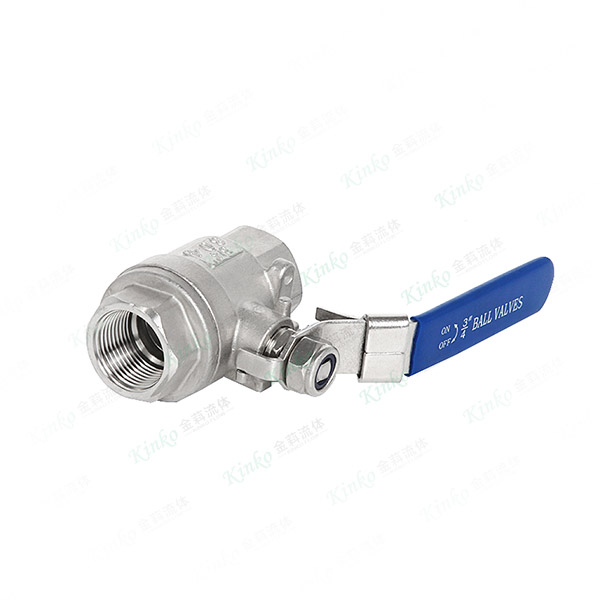 Two-piece ball valve