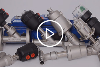 Actual shooting of angle seat valve